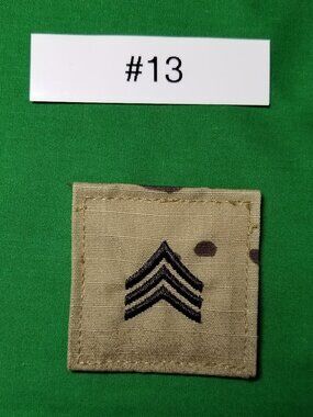 US Army Issued 09/2018 SGT/E5 Rank OCP w/ Hook Sergeant 8455016451632 #13